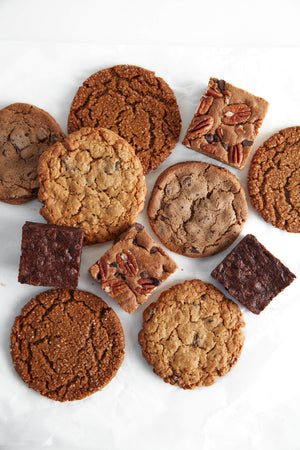 Selection of freshly baked Starter Bakery cookies and bars