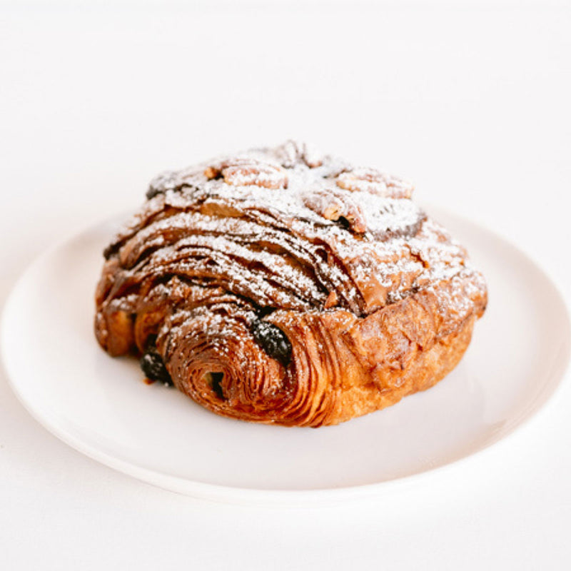 mocha pecan twice baked croissant